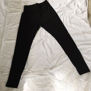 Merona black thick leggings high-waisted SMALL